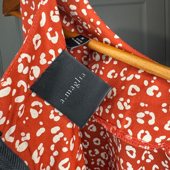 A. Maglia Patterned Sleeveless Midi Dress - size M medium - Picture 4 of 5